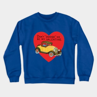 Retro Valentine's Day Heart Crewneck Sweatshirt